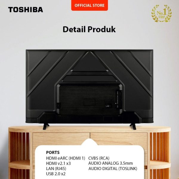 Toshiba 65 Inch 4K Google TV Dolby Vision 65C350NP - Image 4