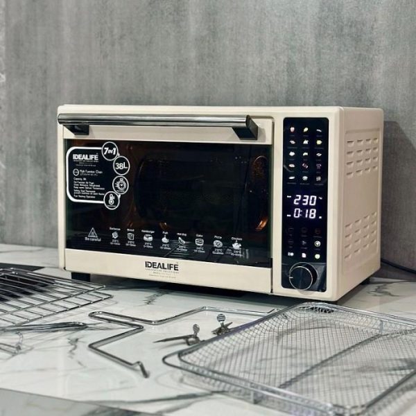 IDEALIFE Digital Multifungsi Oven MO-3801 kapasitas jumbo 38.0L - Image 2