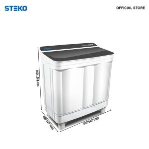 STEKO - Mesin Cuci SW 189 LX Double Stainless Steel 18 KG