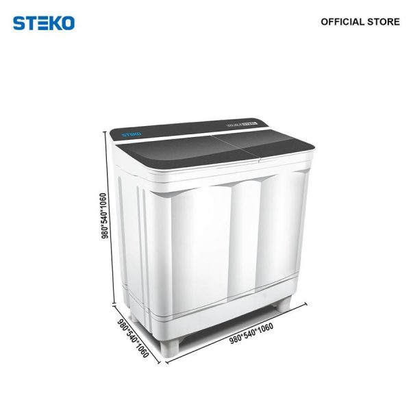 STEKO - Mesin Cuci SW 189 LX Double Stainless Steel 18 KG